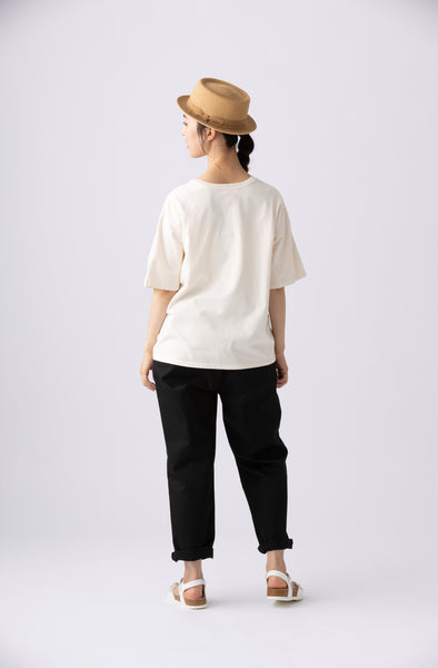 (C-185) V-neck dolman s/s tee