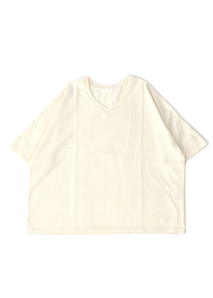 (C-008) V-neck dolman s/s tee