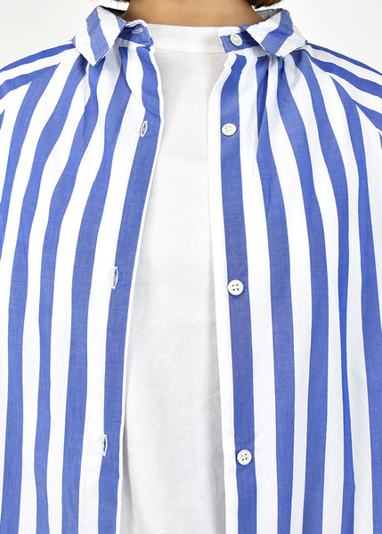 (C-108CS) Stripe shirts onepiece