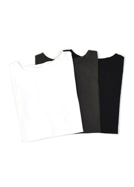 (C-142) S/s slit tee